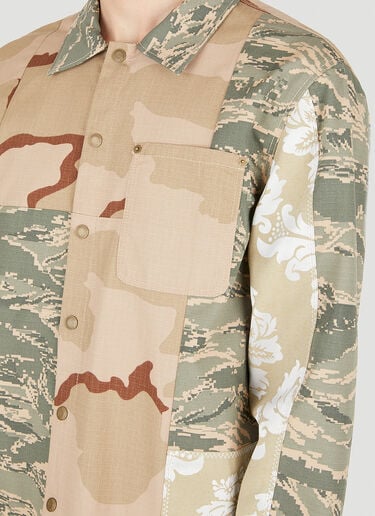 Desert Damask Over Shirt Marine Serre Desert Damask Over Shirt Beige mrs0350002