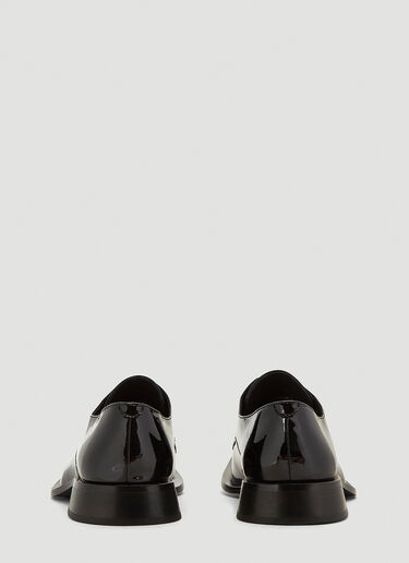 Squared Toe Lace-Up Shoes Martine Rose Squared Toe Lace-Up Shoes Black mtr0140010