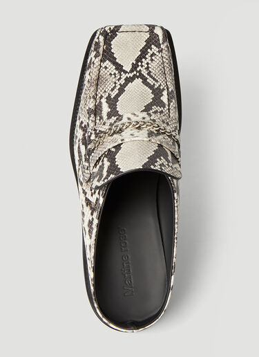 Square Toe Mules Martine Rose Square Toe Mules Grey mtr0147022