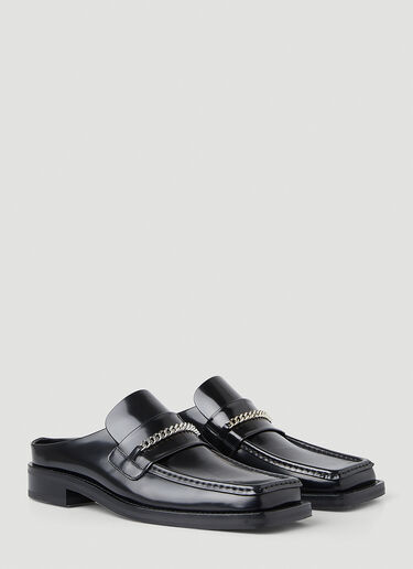 Square Toe Mules Martine Rose Square Toe Mules Black mtr0150011