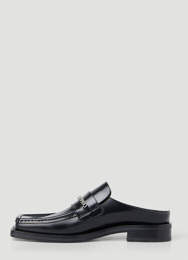 Square Toe Mules Martine Rose Square Toe Mules Black mtr0150011