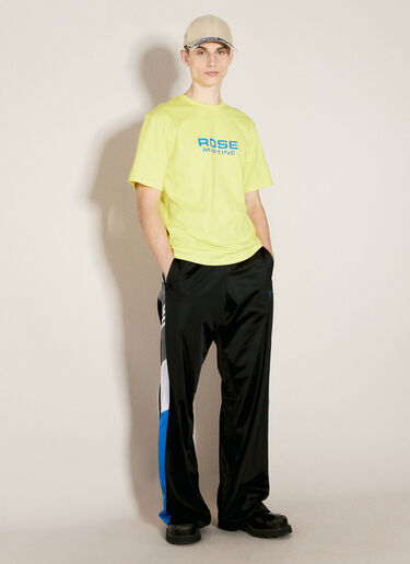 Logo Applique T-Shirt Martine Rose Logo Applique T-Shirt Yellow mtr0156016