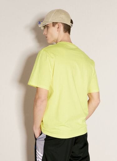 Logo Applique T-Shirt Martine Rose Logo Applique T-Shirt Yellow mtr0156016