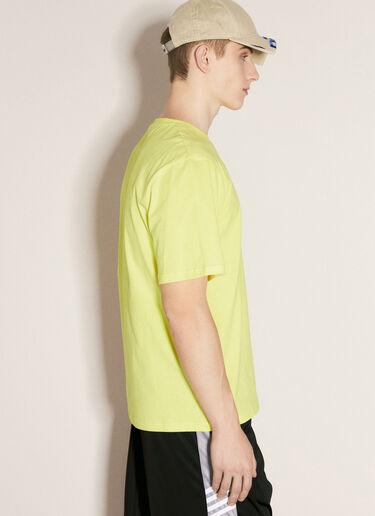 Logo Applique T-Shirt Martine Rose Logo Applique T-Shirt Yellow mtr0156016