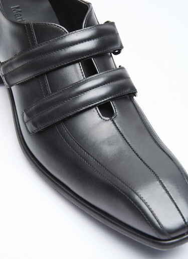Exaggerated Toe Leather Shoes Martine Rose Exaggerated Toe Leather Shoes Black mtr0156018