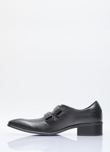 Exaggerated Toe Leather Shoes Martine Rose Exaggerated Toe Leather Shoes Black mtr0156018
