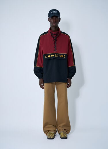 Lace-Up Jacket Martine Rose Lace-Up Jacket Burgundy mtr0159003