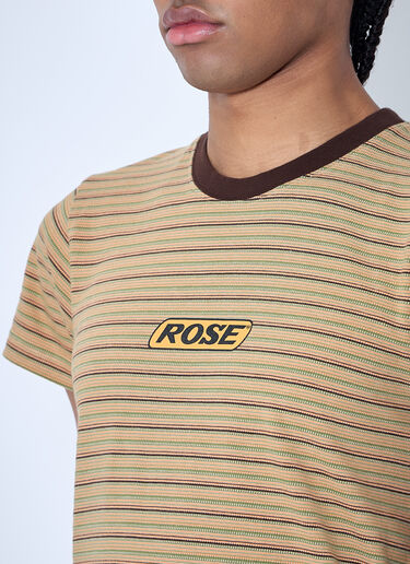 Martine Rose 로고 모티프 슈렁큰 티셔츠 브라운 mtr0159010