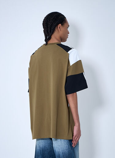 Oversized Panelled T-Shirt Martine Rose Oversized Panelled T-Shirt Green mtr0159011