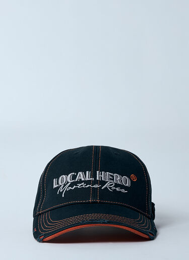 Martine Rose Roll Back Baseball Cap Black mtr0159019