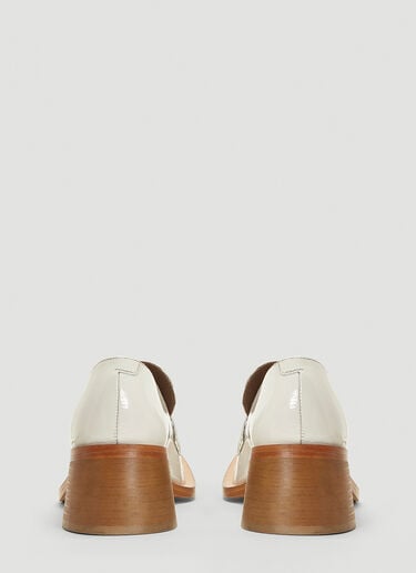 Bagleys Heeled Loafers Martine Rose Bagleys Heeled Loafers White mtr0242014