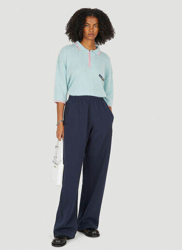 毛绒 Polo 针织衫 Martine Rose 毛绒 Polo 针织衫 蓝色 mtr0250007