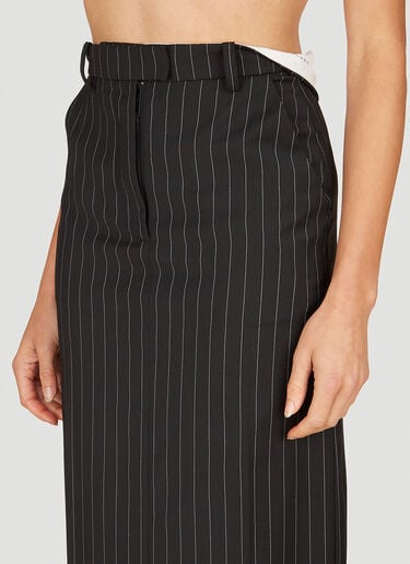 Rolled Waistband Tailored Skirt Martine Rose Rolled Waistband Tailored Skirt Black mtr0253003