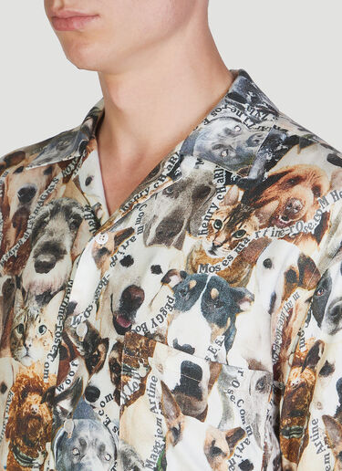 Dog Print Hawaiian Shirt Martine Rose Dog Print Hawaiian Shirt White mtr0352003