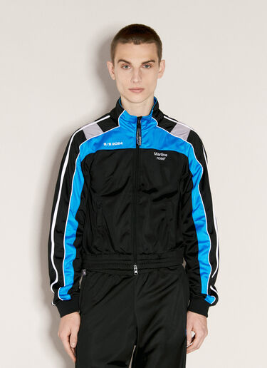Martine Rose Shrunken Track Jacket Black mtr0356001