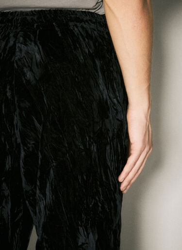 Martine Rose 와이드 레그 트랙 팬츠 블랙 mtr0358003