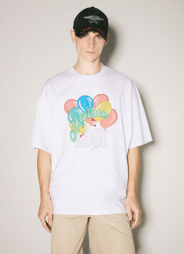 Oversized Graphic T-Shirt Martine Rose Oversized Graphic T-Shirt White mtr0358007