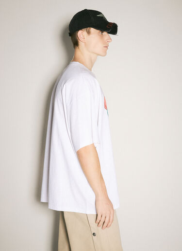 Oversized Graphic T-Shirt Martine Rose Oversized Graphic T-Shirt White mtr0358007