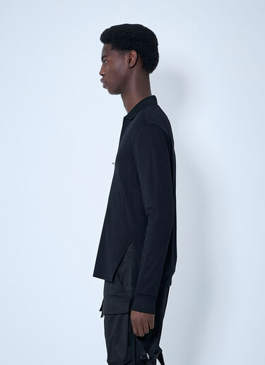 V Neck Shirt With Hardware Mugler V Neck Shirt With Hardware Black mug0160006