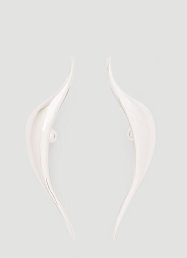 디스토션 이어링 Mugler 디스토션 이어링 실버 mug0252054