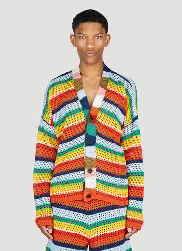 Stripe Knit Cardigan Marni x No Vacancy Stripe Knit Cardigan Multicolour mvy0153001