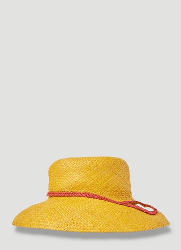 Sunglasses Cut-Out Sun Hat Marni x No Vacancy Sunglasses Cut-Out Sun Hat Yellow mvy0253005