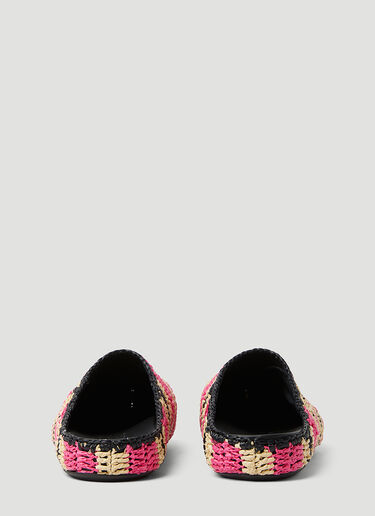 Marni x No Vacancy Fussbet Sabot Raffia 穆勒鞋 粉色 mvy0253014
