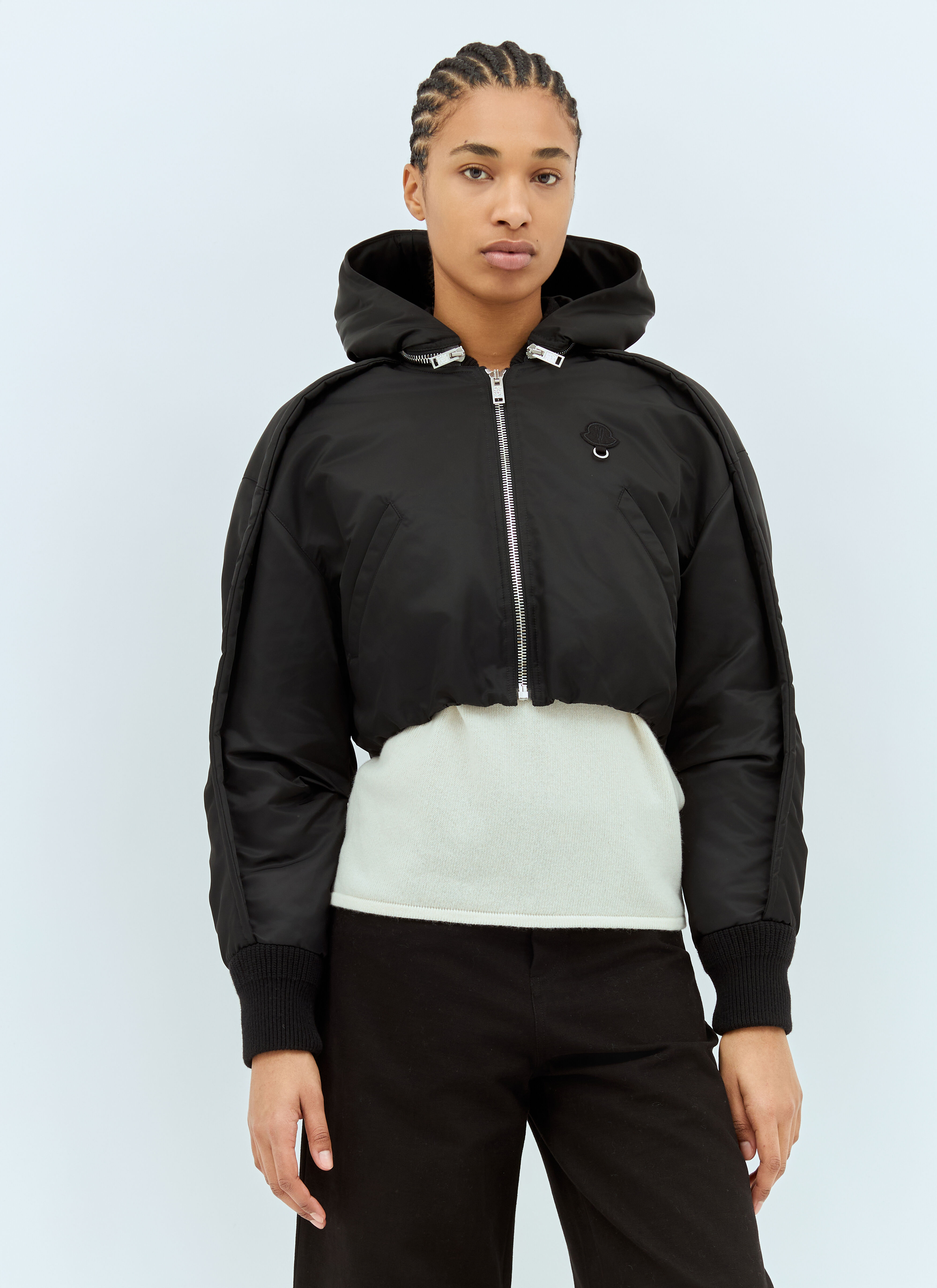 Moncler x Willow Smith Malek Down Jacket in Black für Damen