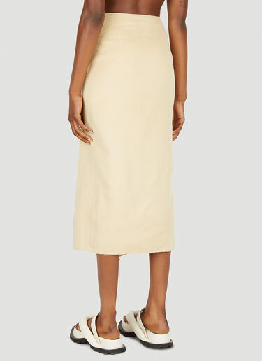 Liza Draped Blanket Skirt Nanushka Liza Draped Blanket Skirt Cream nan0249013