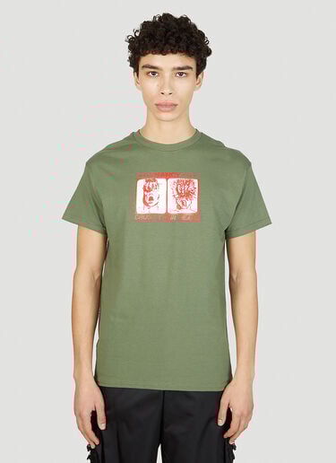 Crush Their Heads T-Shirt Nancy Crush Their Heads T-Shirt Green ncy0151002