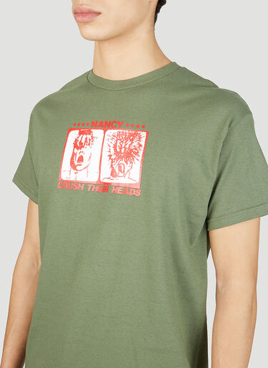 Crush Their Heads T-Shirt Nancy Crush Their Heads T-Shirt Green ncy0151002