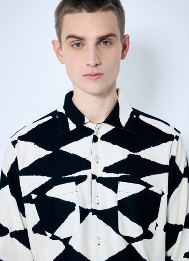 NÒMARYTHM TEXTILE Velvet Flannel Shirt Black nma0158006