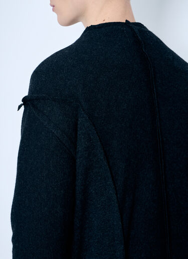 NÒMARYTHM TEXTILE 조립형 울 혼방 탑 그레이 nma0158009