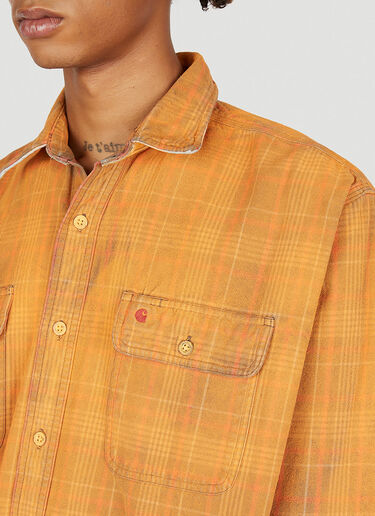 Reflect Flannel Shirt NOTSONORMAL Reflect Flannel Shirt Orange nsm0351006
