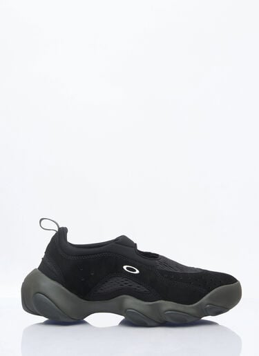 Oakley Factory Team Suede Flesh Sandal Slip-On Shoes Black oft0159001