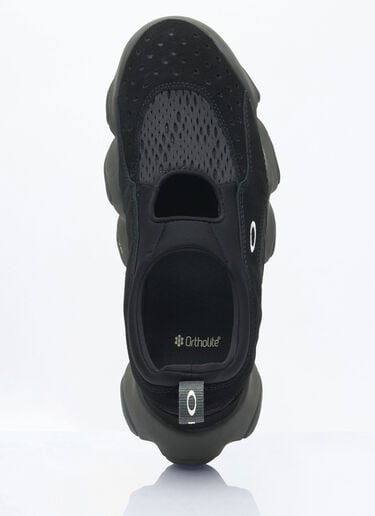 Oakley Factory Team Suede Flesh Sandal Slip-On Shoes Black oft0159001