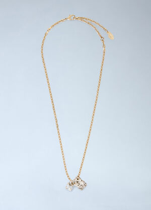 Off-White Arrow And Ring Necklace Gold ofw0160083