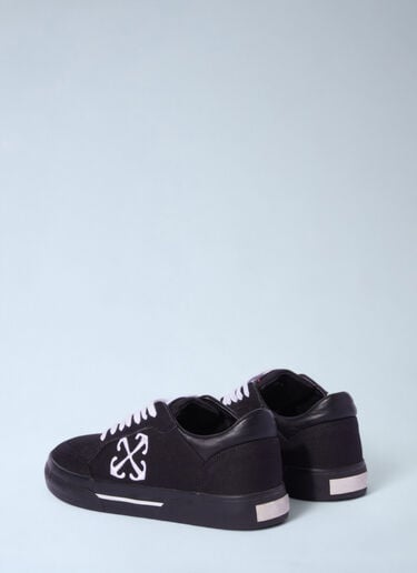 Canvas Vulcanized Sneakers Off-White Canvas Vulcanized Sneakers Black ofw0260012