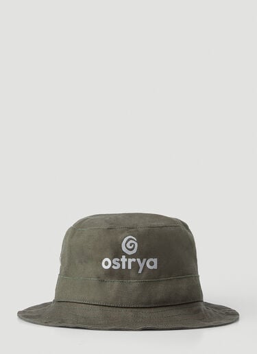Otis Logo Print Bucket Hat Ostrya Otis Logo Print Bucket Hat Green ost0148025