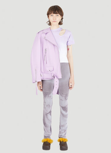 Fitted Dip T-Shirt Ottolinger Fitted Dip T-Shirt Lilac ott0246024