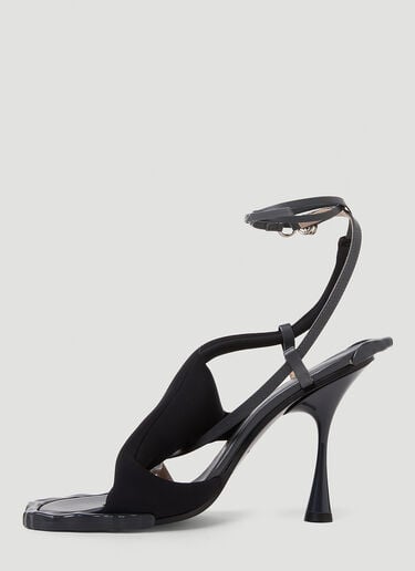 Ottolinger Flower Heels Black ott0250032