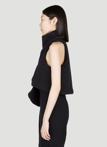 Asymmetric Padded Vest Ottolinger Asymmetric Padded Vest Black ott0253011
