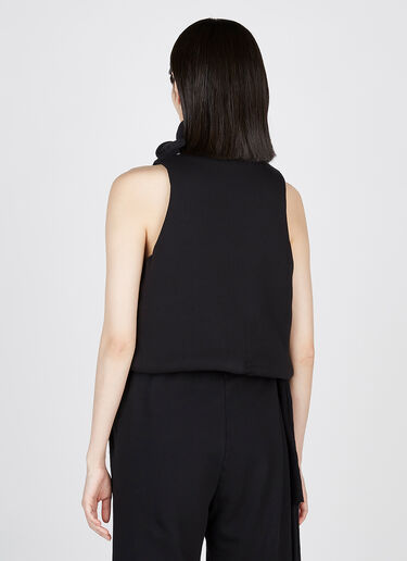 Asymmetric Padded Vest Ottolinger Asymmetric Padded Vest Black ott0253011