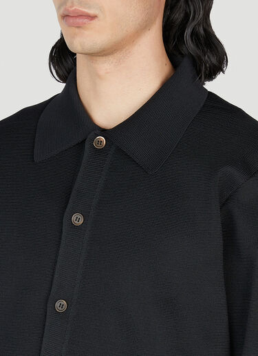 Our Legacy 이브닝 폴로 카디건 Black our0152008