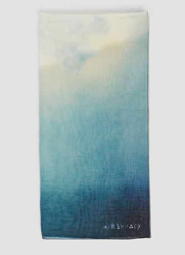 Breeze Flower Scarf Our Legacy Breeze Flower Scarf Blue our0153012
