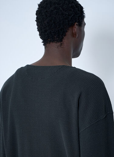 Our Legacy Ballon Ribbed Top Black our0161001