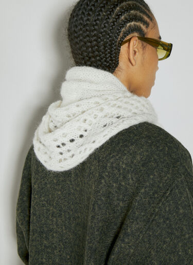 Triangle Scarf Our Legacy Triangle Scarf White our0254006