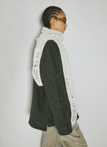 Triangle Scarf Our Legacy Triangle Scarf White our0254006