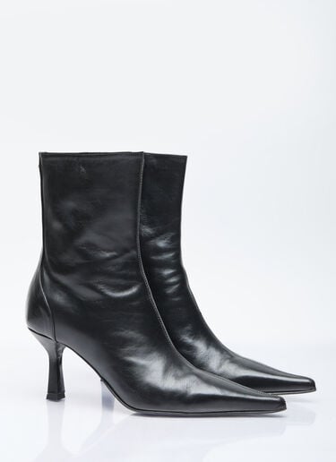 Slim Leather Boots Our Legacy Slim Leather Boots Black our0256009