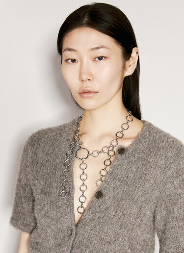Ring Necklace Our Legacy Ring Necklace Silver our0256011